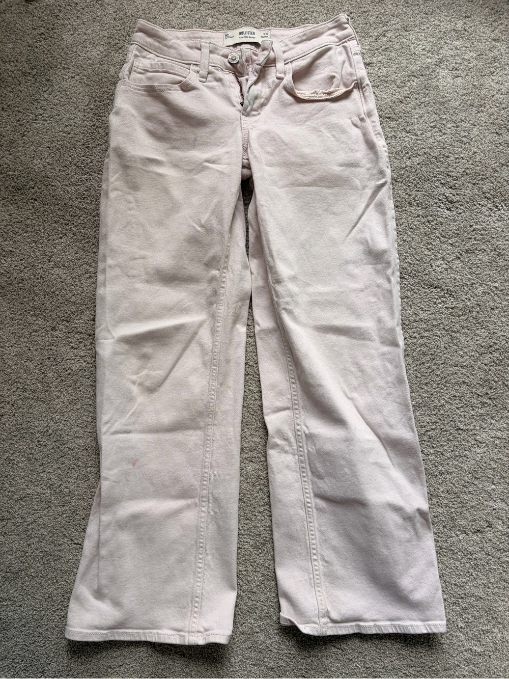 Women’s Light Pink Jeans - Casual Straight Leg